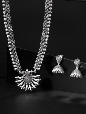 Kairangi Brass Silver Silver Jewellery Set(Pack of 1)