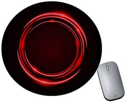 BLISSart Mousepad For Laptops Computer Gaming Mouse Pad HD Printed-Cosmic Geometry Mousepad(Round)