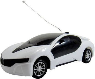 Tenmar 3D Fast Control Fast Modern Car with 3D Light | Go Forward(White)