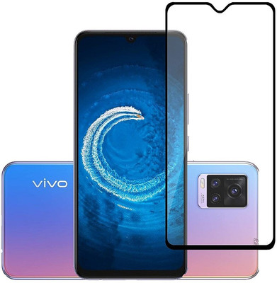 Msons Edge To Edge Tempered Glass for Vivo V20, Vivo V20 SE | 11D Anti Scratch 9H Hardness Cover Friendly Anti Shatter Proof Full Edge Full Glue(Pack of 1)