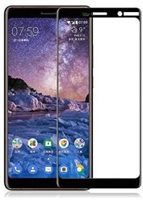 sadgatih Edge To Edge Tempered Glass for Nokia 7 Plus(Pack of 1)