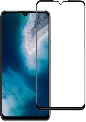 HOBBYTRONICS Edge To Edge Tempered Glass for Vivo V20, Vivo V20 SE, Oppo F15, VIVO Y73(Pack of 1)