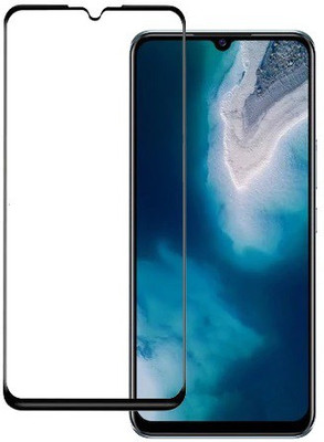 HOBBYTRONICS Edge To Edge Tempered Glass for Vivo Y73, Vivo V20 SE, Oppo F15, Vivo V20(Pack of 1)