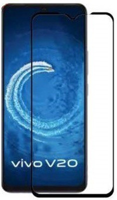 DSCASE Edge To Edge Tempered Glass for Vivo V20 SE(Pack of 1)