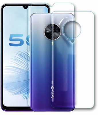 PR SMART Front and Back Tempered Glass for Vivo S6(Pack of 2)