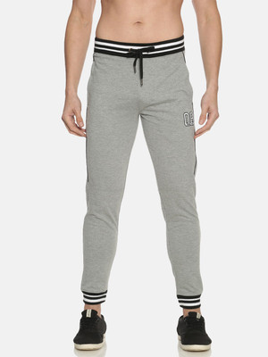Force NXT Super Combed Cotton Jogger Solid Men Grey Track Pants