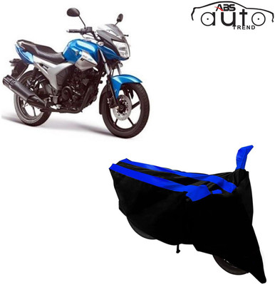 ABS AUTO TREND Two Wheeler Cover for Yamaha(SZ-RR, Black, Blue)