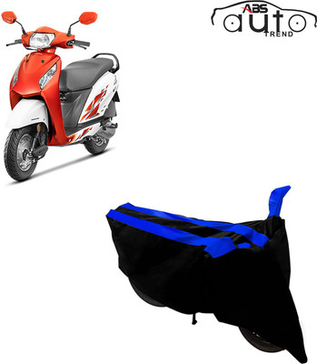 ABS AUTO TREND Two Wheeler Cover for Honda(Activa i, Black, Blue)