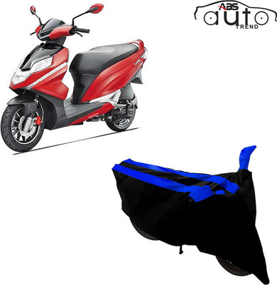 ABS AUTO TREND Two Wheeler Cover for Hero(Glamour i3s, Black, Blue)