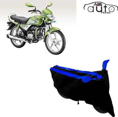 ABS AUTO TREND Two Wheeler Cover for Hero(HF Deluxe Eco, Blue)