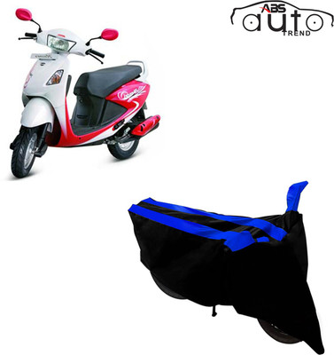 ABS AUTO TREND Two Wheeler Cover for Hero(Pleasure, Black, Blue)