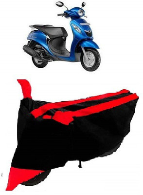 THE REAL ARV Waterproof Two Wheeler Cover for Yamaha(Fascino, Red)