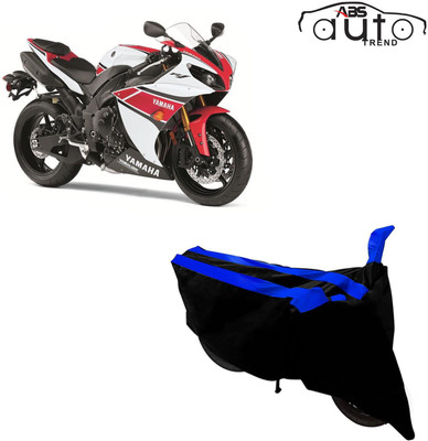 ABS AUTO TREND Two Wheeler Cover for Yamaha(YZF R1, Black, Blue)