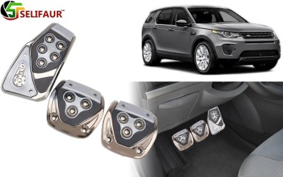 Selifaur P4S160 - 3 Pcs Silver Non-Slip Manual Car Pedals kit Pad Covers Set Car Pedal