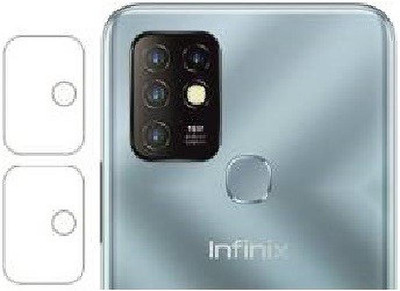 Olonga Back Camera Lens Glass Protector for Infinix Hot 10(Pack of: 2)