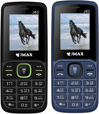 Jmax J43 Combo of Two(Black Green : Dark Blue)