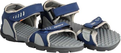 Sparx SS 103 Men Sandals(Grey, Blue , 6)