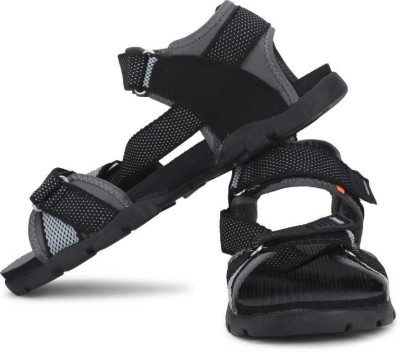 Sparx SS 105 Men Sandals(Grey, Black , 10)