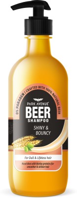 PARK AVENUE Shiny&Bouncy Beer Shampoo With Pump(650 ml)