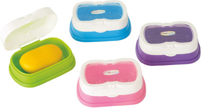 CRAZYGOL Fusion Soap Case Multicolour set of 4(Multicolor)