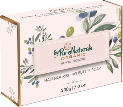 byPurenaturals Organic and Luxurious Handmade Henna Hibiscus Soap(200 g)