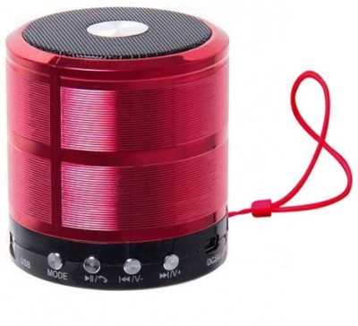 PRONOVA New Arrival WS-887 Mini Bluetooth Speaker | Superb Sound Quality 5 W Bluetooth Speaker(Red, Stereo Channel)