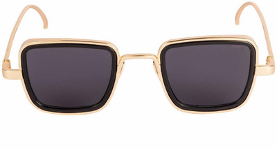 SPORT COLLECTION Retro Square Sunglasses(For Men, Black)