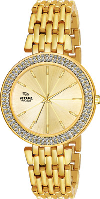 rofl Beautiful Ms. Elegant University Bracelet Style Fine Finish Collection Analog Watch - For Women