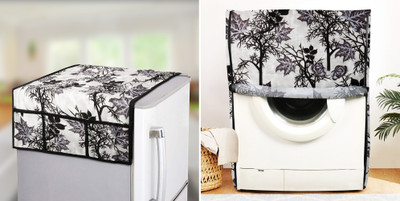 E-Retailer Front Loading Washing Machine  Cover(Width: 58 cm, Black)