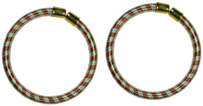 Zumrut Brass Gold-plated Bangle Set(Pack of 2)