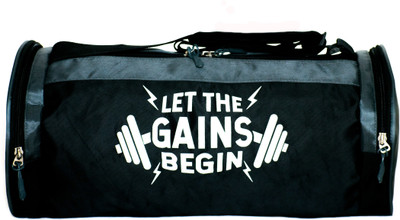 Hang It HT-GB-02- GRAYBLK1 Duffel Without Wheels