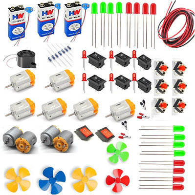 EBRAND ONE Motor Control Electronic Hobby Kit pack of 72 curious kit for students Motor Control Electronic Hobby Kit
