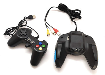 Clubics TV Video Game AK-2521D - Battle Video Game (2 Controller) 2 GB with Contra, Super Mario Limited Edition(Code in the Box - for PC)