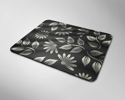 BLISSart Mousepad For Laptops Computer Gaming Mouse Pad HD Printed-Black & White Sketch Non Slip Base Mousepad(Square)