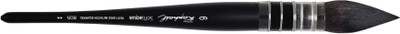 Raphael SoftAqua Kazan Pointed Synthetic Watercolour Quill Mop Brush size 6(Black)