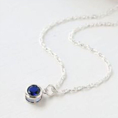 RATAN BAZAAR Blue sapphire Pendant Natural 5.25 carat stone Original Unheated & Certified Astrological Purpose Silver Sapphire Stone Pendant