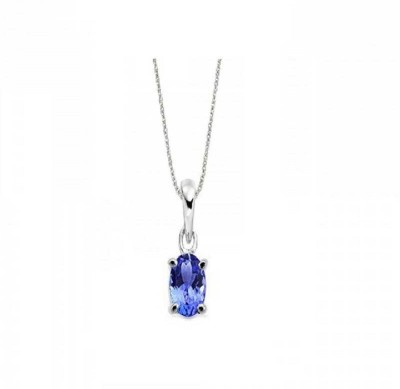 Jaipur Gemstone Blue sapphire Pendant Natural 5.25 carat stone Original Unheated & Certified Astrological Purpose for unisex Silver Sapphire Stone Pendant
