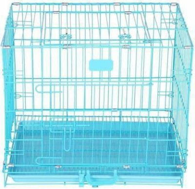 AKSHAT ENTERPRISES BLUE Pet Crate(Suitable For Dog, Cat, Rabbit, Monkey)