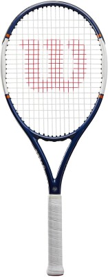 WILSON Roland Garros Equipe HP Blue, White Strung Tennis Racquet(Pack of: 1, 286 g)