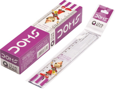 DOMS Q 15cm Ruler(Set of 10, White)