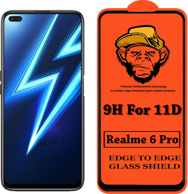 CRodible Edge To Edge Tempered Glass for Realme 6 Pro(Pack of 1)