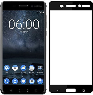 milestone mobile accessories Edge To Edge Tempered Glass for NOKIA 3.1(Pack of 1)