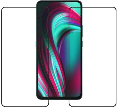 HOBBYTRONICS Edge To Edge Tempered Glass for Micromax IN Note 1(Pack of 2)