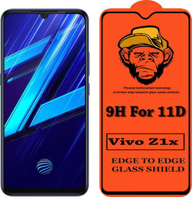 CRodible Edge To Edge Tempered Glass for Vivo Z1x(Pack of 1)