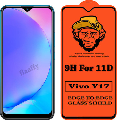 CRodible Edge To Edge Tempered Glass for Vivo Y17(Pack of 1)