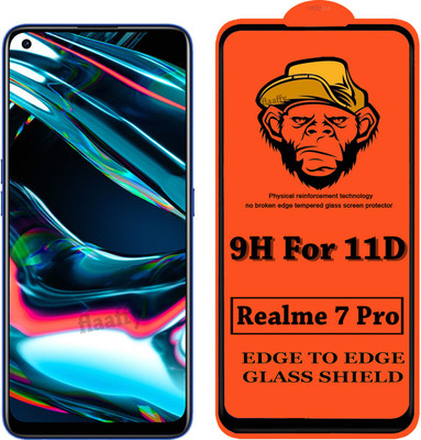 CRodible Edge To Edge Tempered Glass for Realme 7 Pro(Pack of 1)