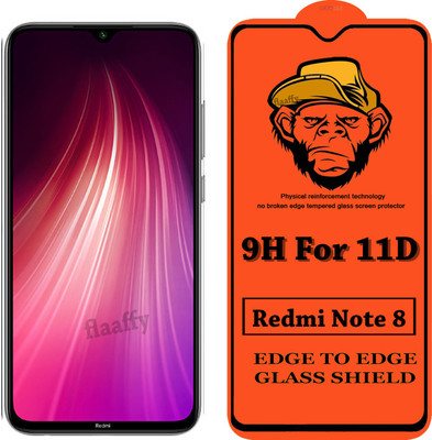 CRodible Edge To Edge Tempered Glass for Redmi Note 8(Pack of 1)