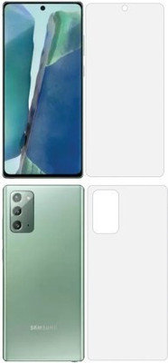 Tuta Tempered Front and Back Tempered Glass for Samsung Galaxy Note 20(Pack of 2)