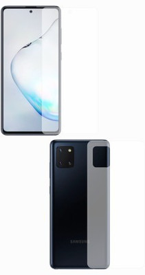 Tuta Tempered Front and Back Tempered Glass for Samsung Galaxy Note 10 Lite(Pack of 1)