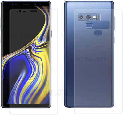 Tuta Tempered Front and Back Tempered Glass for Samsung Galaxy Note 9(Pack of 2)